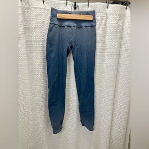 Gym shark blue ombré seamless leggings